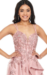 8 of 12 Rachel Allan 7051 Dress Petal-Pink