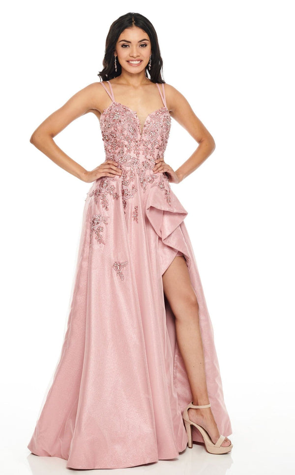 Rachel Allan 7051 Dress Petal-Pink