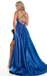 6 of 12 Rachel Allan 7051 Dress Royal
