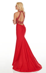 5 of 11 Rachel Allan 7053 Dress Red