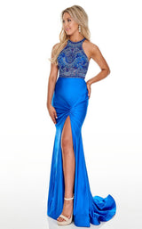 3 of 11 Rachel Allan 7053 Dress Royal