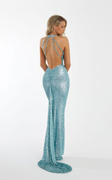 2 of 5 Nicole Bakti 7053 Dress Blue