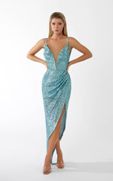 1 of 3 Nicole Bakti 7056 Dress Blue