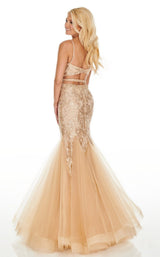 6 of 16 Rachel Allan 7057 Dress Deep-Champagne