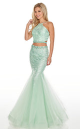 3 of 16 Rachel Allan 7057 Dress Mint