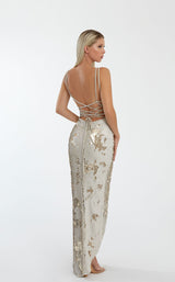 3 of 7 Nicole Bakti 7058 Dress Sand