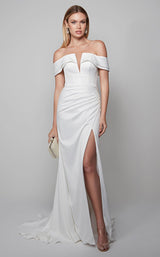 2 of 3 Alyce 7058 Dress Diamond-White