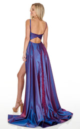 4 of 8 Rachel Allan 7059 Dress Royal-Violet