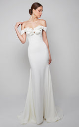 2 of 13 Alyce 7062 Dress Diamond-White