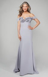 1 of 13 Alyce 7062 Dress Icelandic-Blue