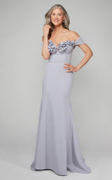 5 of 13 Alyce 7062 Dress Icelandic-Blue