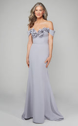 9 of 13 Alyce 7062 Dress Icelandic-Blue
