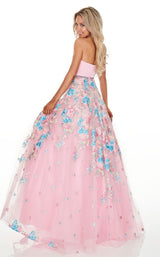 Rachel Allan 7063 Dress Pink-Multi