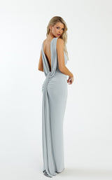 2 of 5 Nicole Bakti 7067 Dress Light-Silver