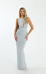 1 of 5 Nicole Bakti 7067 Dress Light-Silver