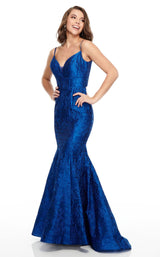 2 of 12 Rachel Allan 7068 Dress Royal