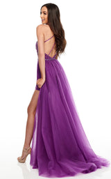 Rachel Allan 7070 Dress Violet