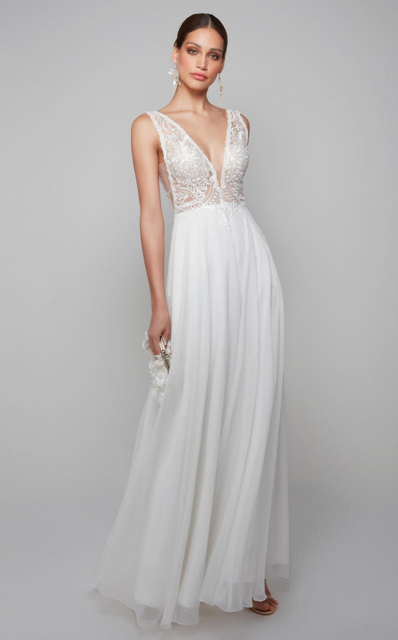 Alyce 7072 Dress Diamond-White