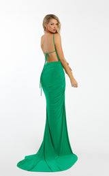 2 of 5 Nicole Bakti 7073 Dress Emerald