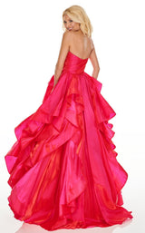 4 of 12 Rachel Allan 7074 Dress Magenta