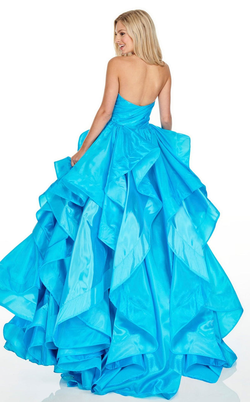 Rachel Allan 7074 Dress Turquoise