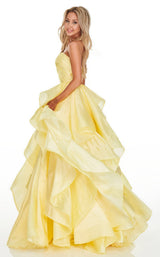 Rachel Allan 7074 Dress Yellow