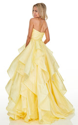 Rachel Allan 7074 Dress Yellow