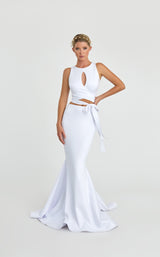 1 of 2 Nicole Bakti 7076 Dress White