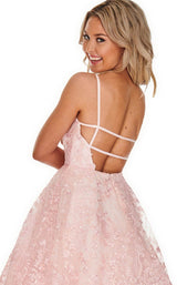 11 of 12 Rachel Allan 7078 Dress Blush