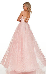 5 of 12 Rachel Allan 7078 Dress Blush