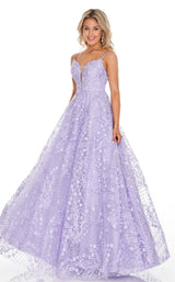 3 of 12 Rachel Allan 7078 Dress Lilac