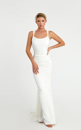 1 of 4 Nicole Bakti 7078 Dress White