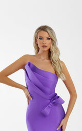 3 of 5 Nicole Bakti 7082 Dress Purple