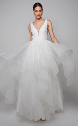 1 of 5 Alyce 7082 Dress Ivory