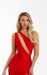 2 of 3 Nicole Bakti 7083 Dress Red