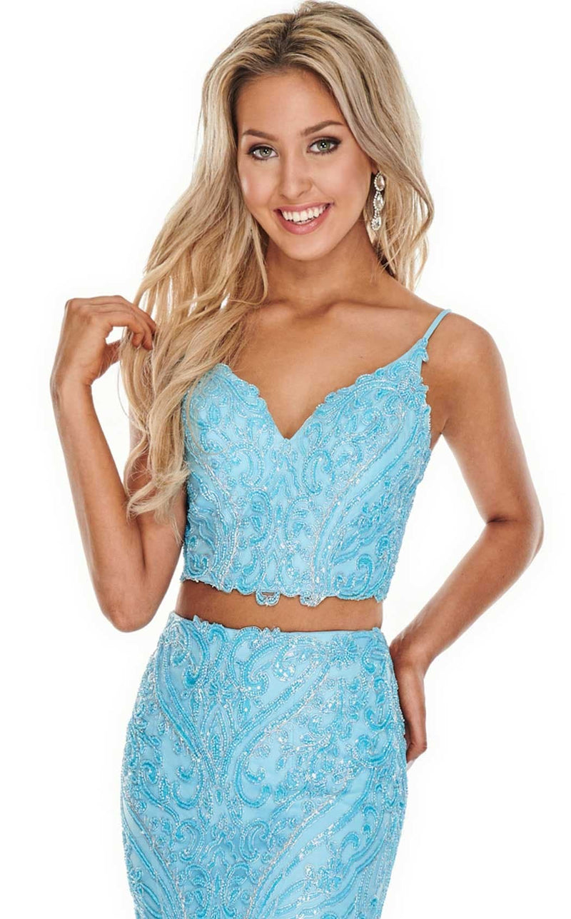 Rachel Allan 7083 Dress Powder-Blue