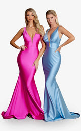 2 of 7 Nicole Bakti 7085 Dress Blue