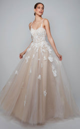 1 of 4 Alyce 7084 Dress Ivory-Light-Latte