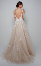 4 of 4 Alyce 7084 Dress Ivory-Light-Latte