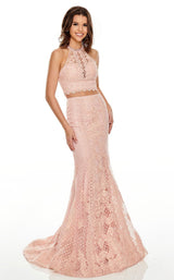 2 of 11 Rachel Allan 7088 Dress Blush