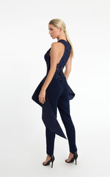 2 of 5 Nicole Bakti 7090 Dress Navy