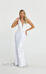 1 of 4 Nicole Bakti 7091 Dress Ivory