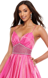 7 of 12 Rachel Allan 7094 Dress Fuchsia