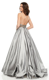 5 of 12 Rachel Allan 7094 Dress Gunmetal