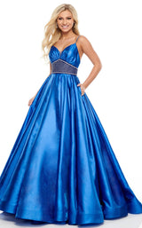 3 of 12 Rachel Allan 7094 Dress Royal