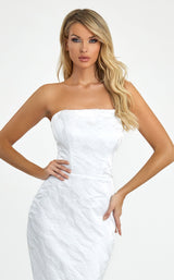 2 of 2 Nicole Bakti 7094 Dress White