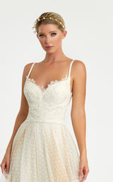 4 of 4 Nicole Bakti 7098 Dress White-Ivory