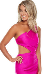 7 of 12 Rachel Allan 7100 Dress Fuchsia