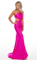 1 of 12 Rachel Allan 7100 Dress Fuchsia