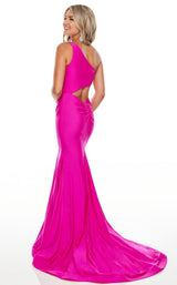 4 of 12 Rachel Allan 7100 Dress Fuchsia